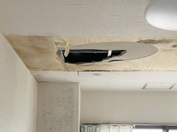 階下漏水被害の画像